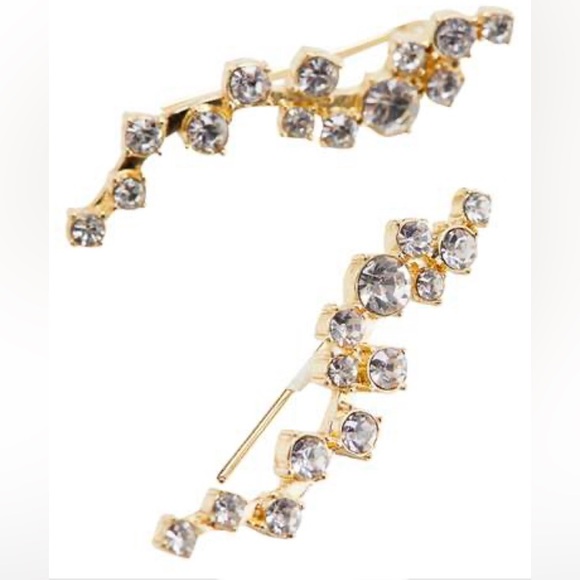 NWT BAUBLEBAR FARAH EAR CRAWLERS✨👂💎 ✨, OS, BNWTIB - Picture 3 of 7